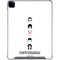 Bobs Burgers Silhouette iPad Pro 12.9in (2020) Clear Case